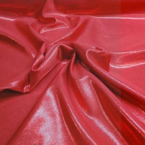 Lycra stof 4-way stretch, glitter rood, COL05 H1250