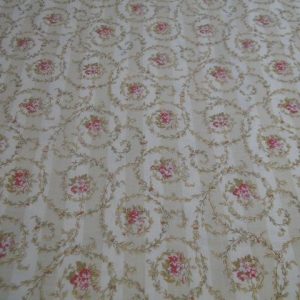 Quilt stof, NOTHING HILL BY ROBYN PANDOLPH, bloementak creme zand, Q315