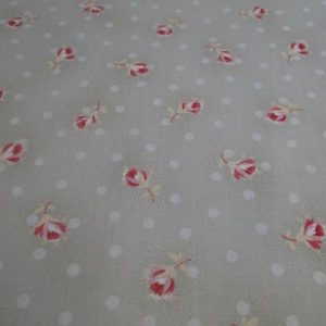 Quilt stof, NOTHING HILL BY ROBYN PANDOLPH, kaki creme stippen, Q317