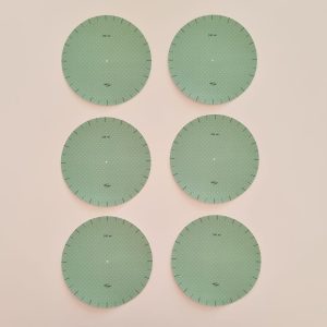 6 sjablonen maat Ø150 mm