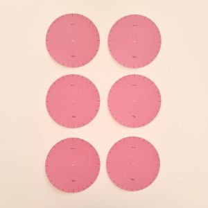 6 sjablonen maat Ø165 mm