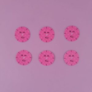 6 sjablonen maat Ø 30mm