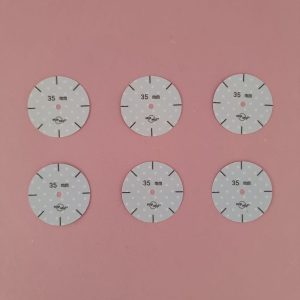 6 sjablonen maat Ø 35mm