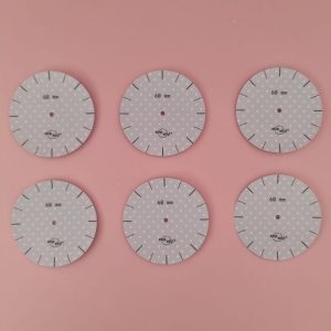 6 sjablonen maat Ø 60mm
