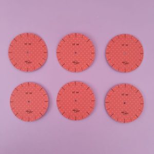 6 sjablonen maat Ø 65mm