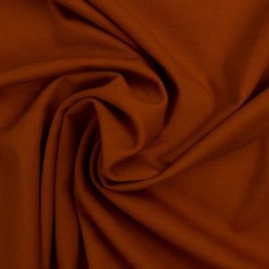 Travel punty stof, soepelvallend, roest. TP534