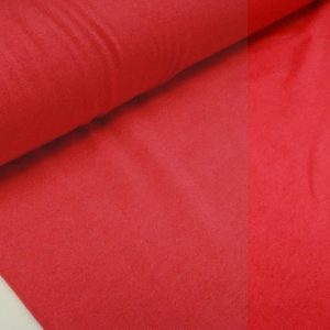 Tricot viscose stof, koraal rood, TV440