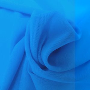 Tule mesh kant aqua. X1032