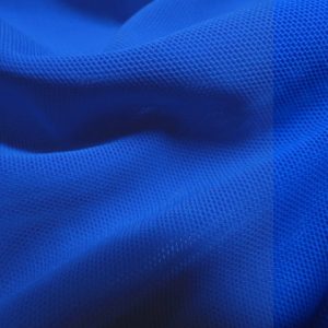 Tule mesh kant, kobalt. C951